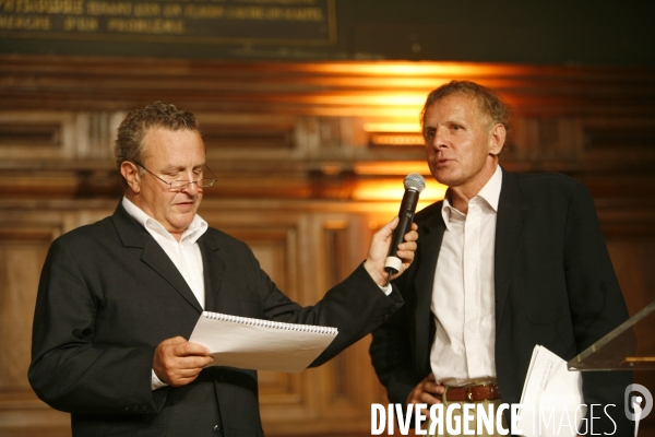 Remise des prix du concours general 2009 par Luc CHATEL, ministre de l educetion nationale dans le grand amphitheatre de la SORBONNE