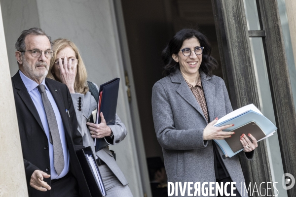 Conseil des ministres à l elysée.