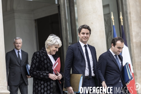 Conseil des ministres à l elysée.