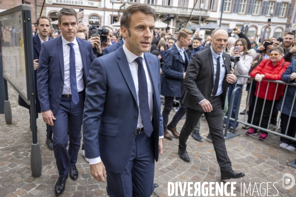 Emmanuel Macron dans le Bas-Rhin