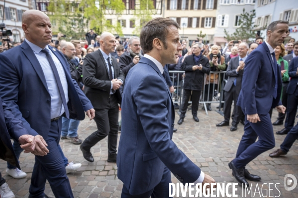 Emmanuel Macron dans le Bas-Rhin