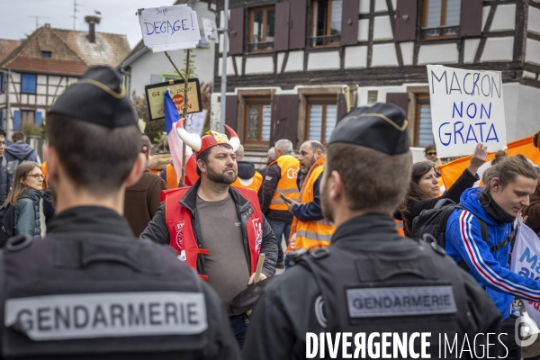 Emmanuel Macron dans le Bas-Rhin