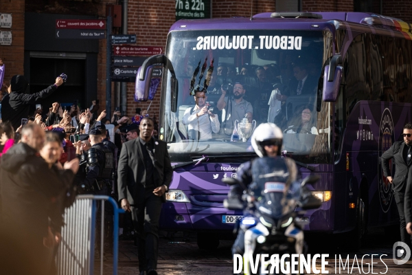 Toulouse : retour de joueurs vainqueurs de la Coupe de France