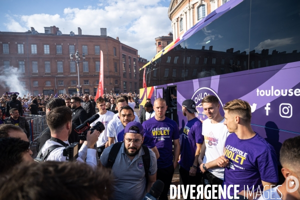 Toulouse : retour de joueurs vainqueurs de la Coupe de France