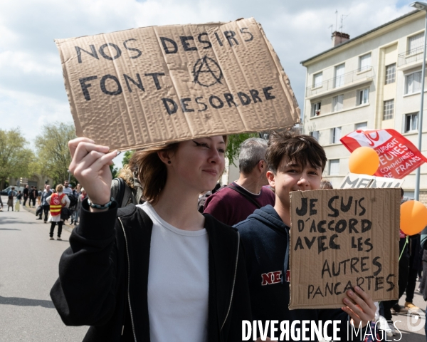 Manifestation 1er mai Dijon