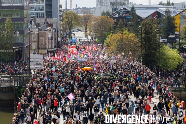 Manifestation du 1er mai à Nantes