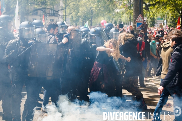 Manifestation du 1er mai à Nantes