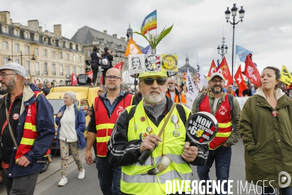 Manifestation du 1er mai et contre la Réforme des Retraites.