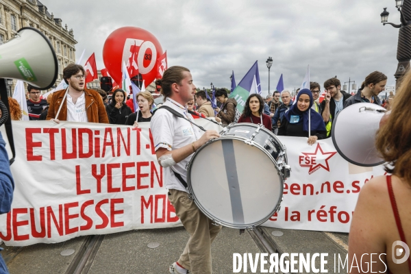 Manifestation du 1er mai et contre la Réforme des Retraites.