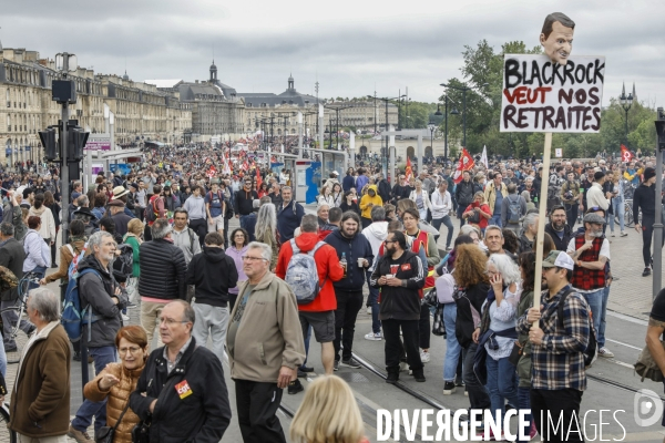 Manifestation du 1er mai et contre la Réforme des Retraites.