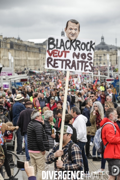 Manifestation du 1er mai et contre la Réforme des Retraites.