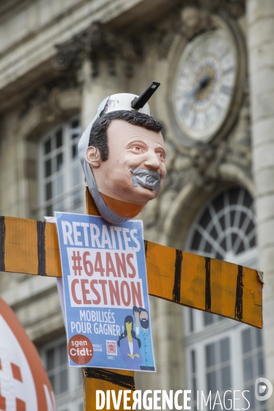 Manifestation du 1er mai et contre la Réforme des Retraites.