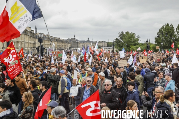 Manifestation du 1er mai et contre la Réforme des Retraites.