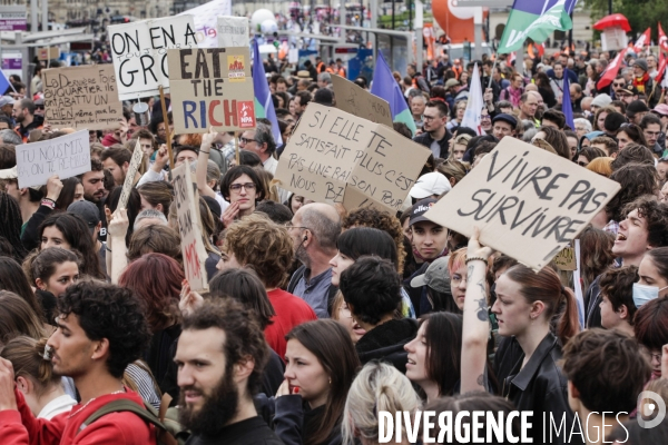 Manifestation du 1er mai et contre la Réforme des Retraites.