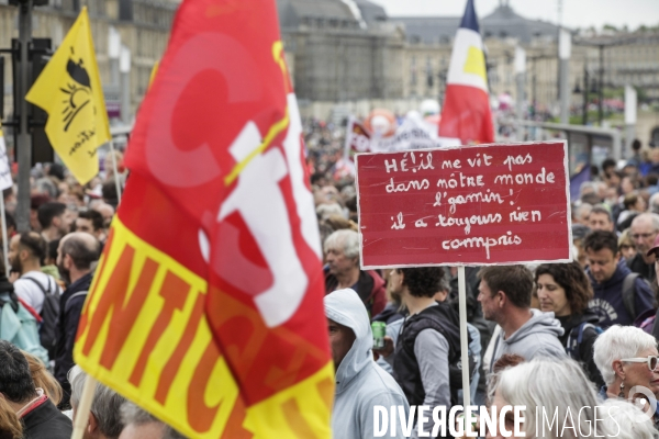 Manifestation du 1er mai et contre la Réforme des Retraites.