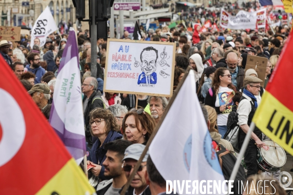 Manifestation du 1er mai et contre la Réforme des Retraites.