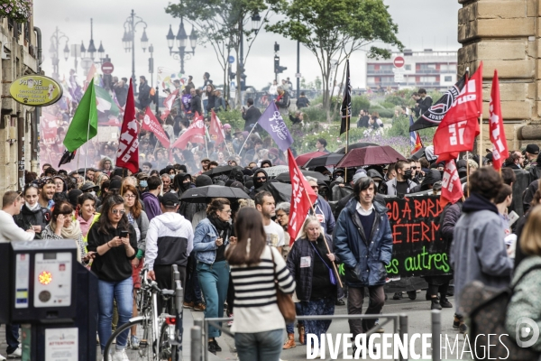 Manifestation du 1er mai et contre la Réforme des Retraites.