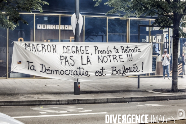 Manifestation du 1er mai et contre la Réforme des Retraites.