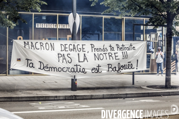 Manifestation du 1er mai et contre la Réforme des Retraites.