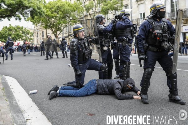 Manifestation du 1er mai et contre la Réforme des Retraites.