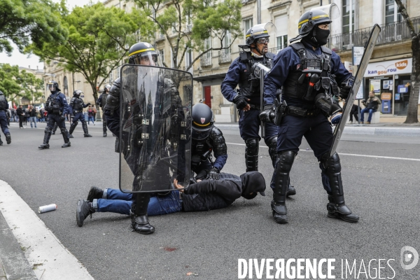 Manifestation du 1er mai et contre la Réforme des Retraites.