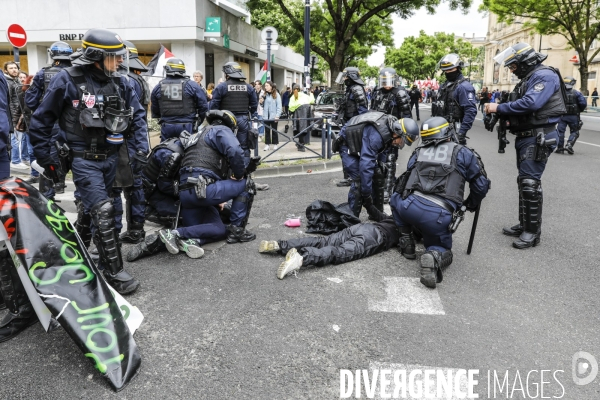 Manifestation du 1er mai et contre la Réforme des Retraites.