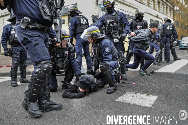 Manifestation du 1er mai et contre la Réforme des Retraites.