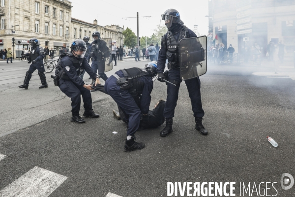 Manifestation du 1er mai et contre la Réforme des Retraites.