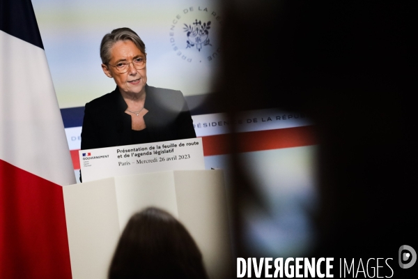 Elisabeth borne - la feuille de route gouvernementale