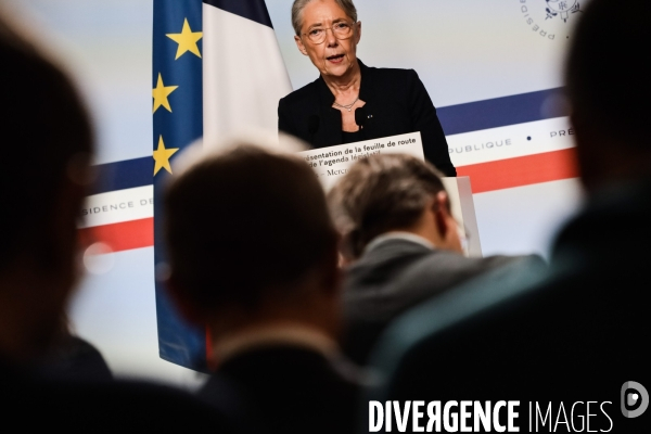 Elisabeth borne - la feuille de route gouvernementale
