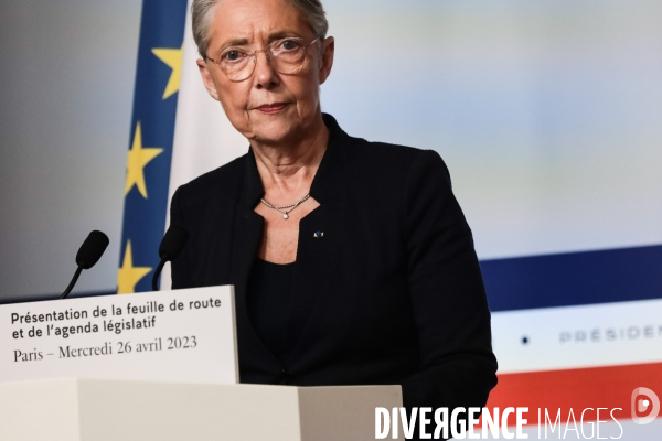 Elisabeth borne - la feuille de route gouvernementale