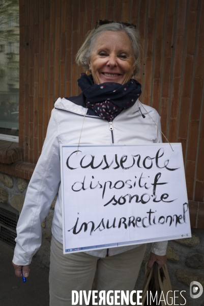 Premier Mai, muguet slogans et casseroles..