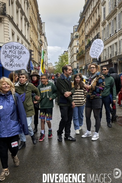 Manifestants du premier mai à Paris