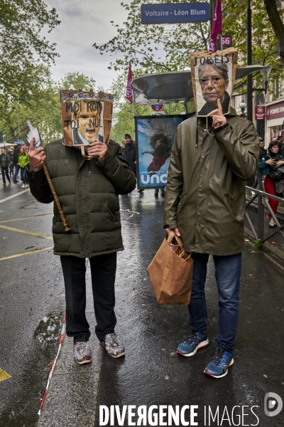 Manifestants du premier mai à Paris