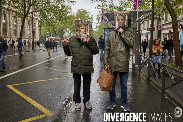 Manifestants du premier mai à Paris