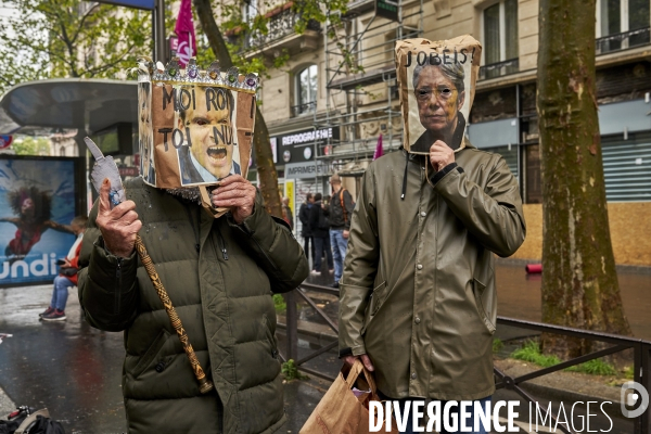 Manifestants du premier mai à Paris