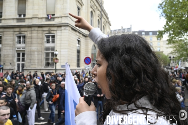 Manifestation du 1er mai 2023 et contre la réforme des retraites, Paris.