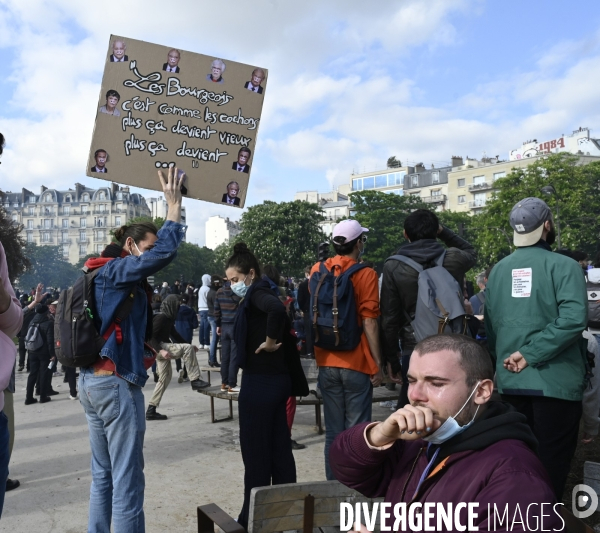 Manifestation du 1er mai 2023 et contre la réforme des retraites, Paris.