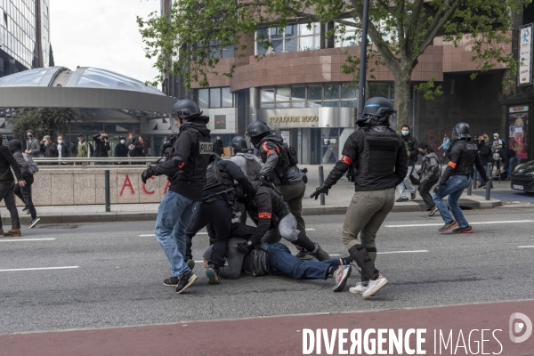 Manifestation du 1er mai à Toulouse