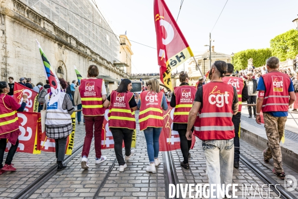 1er Mai - Manifestation Montpellier