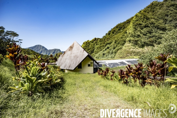 Barrage hydroelectrique de la vallee de la Papenoo (Ile de Tahiti)