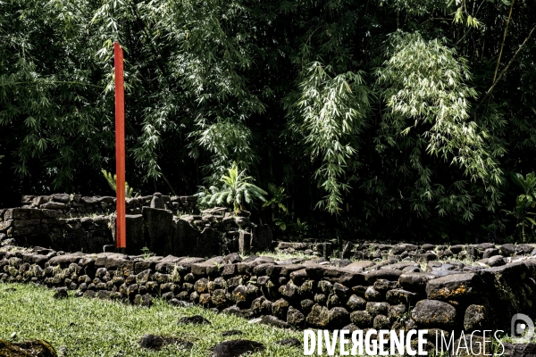 Barrage hydroelectrique de la vallee de la Papenoo (Ile de Tahiti)