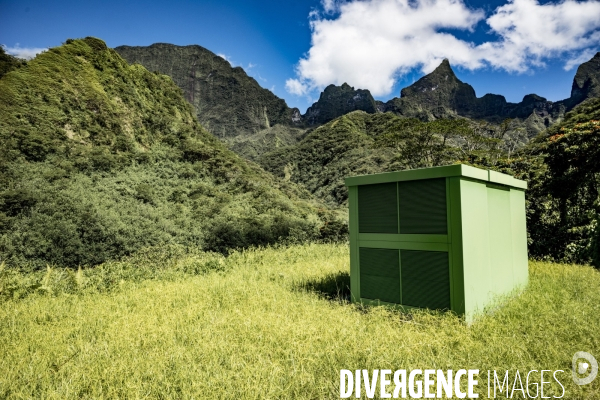 Barrage hydroelectrique de la vallee de la Papenoo (Ile de Tahiti)