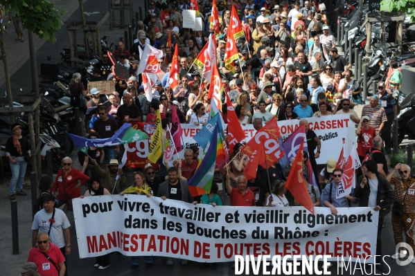 Manifestation de la colère