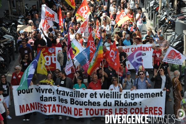 Manifestation de la colère