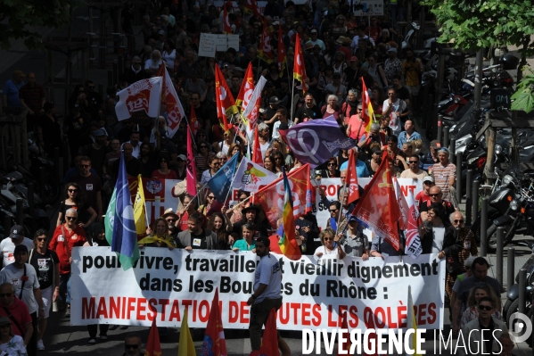 Manifestation de la colère