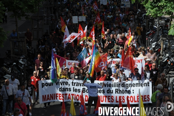 Manifestation de la colère