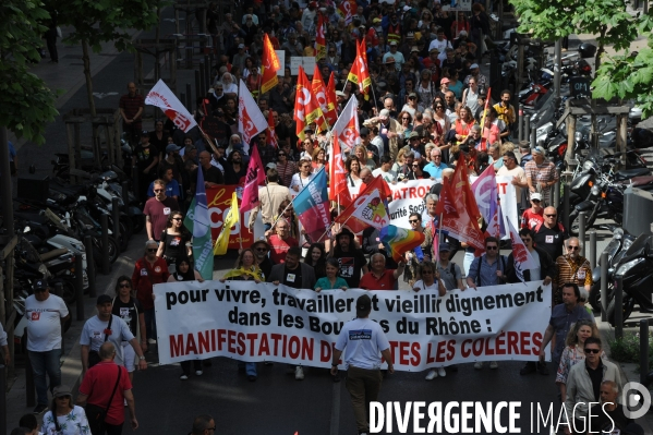 Manifestation de la colère