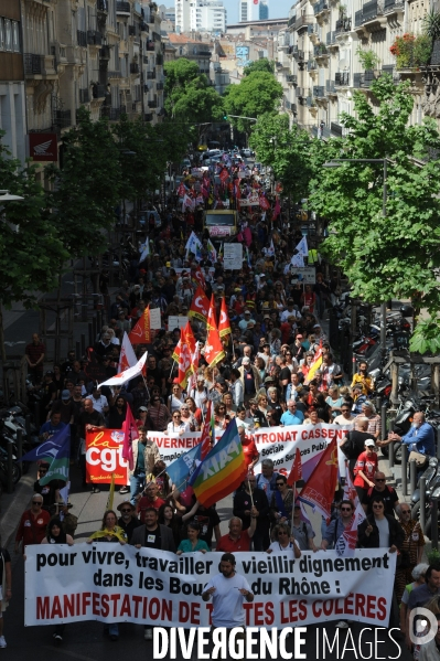 Manifestation de la colère