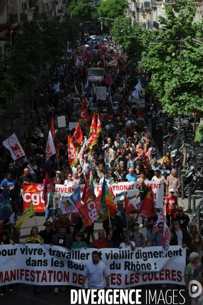 Manifestation de la colère